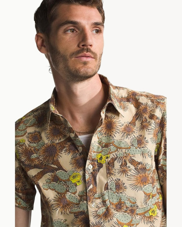 Рубашка TNF S/S Baytrail Pattern Shirt (Мужской; L; GravelCactus CamoPrint)